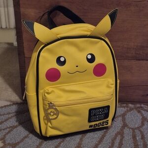 Brand New Pokemon Pikachu Mini Yellow Backpack
